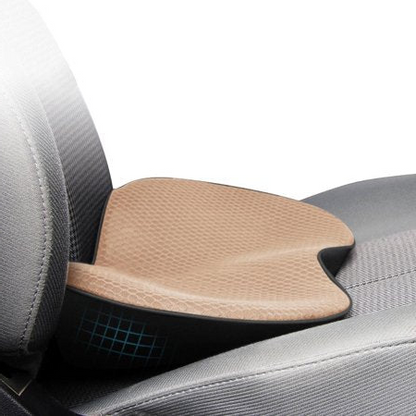Elevate Your Drive | Car Seat Cushion with Non-Slip Base | Height Boost for Improved Driving Visibility