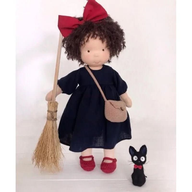 Handmade Cotton Waldorf Doll – Soft Cloth Baby Doll for Toddlers & Preschoolers – Natural Fabric Stuffed Toy for Imaginative Play, Sensory