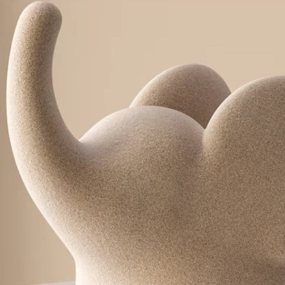Elysian Elephant Figurine - Resin, Minimalist Design