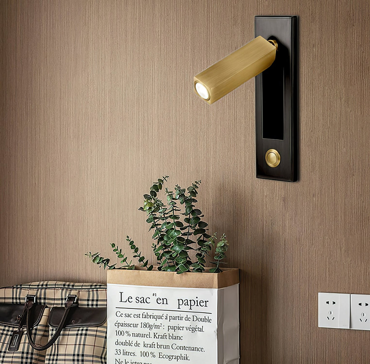 Adjustable Reading Sconce Wall-Mount Aluminum Task Light for Bedside & Study