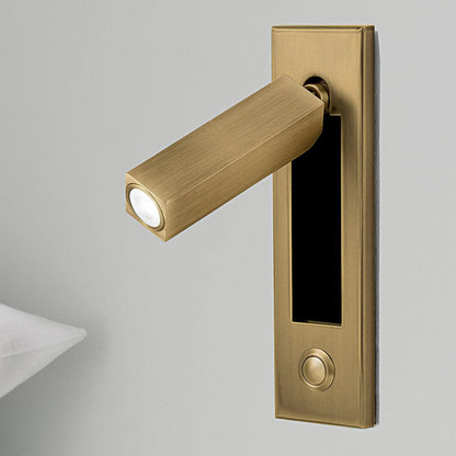 Adjustable Reading Sconce Wall-Mount Aluminum Task Light for Bedside & Study