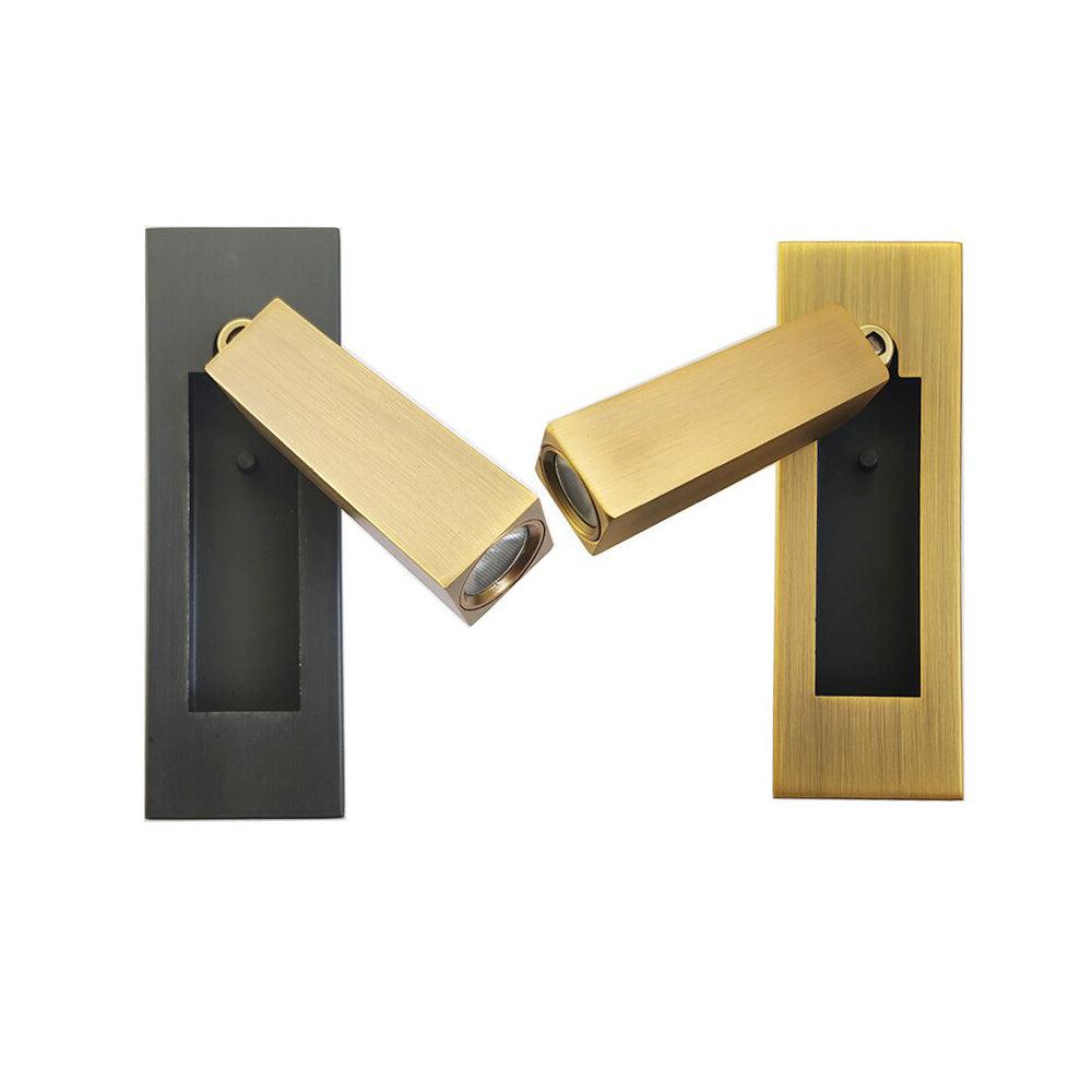 Adjustable Reading Sconce Wall-Mount Aluminum Task Light for Bedside & Study