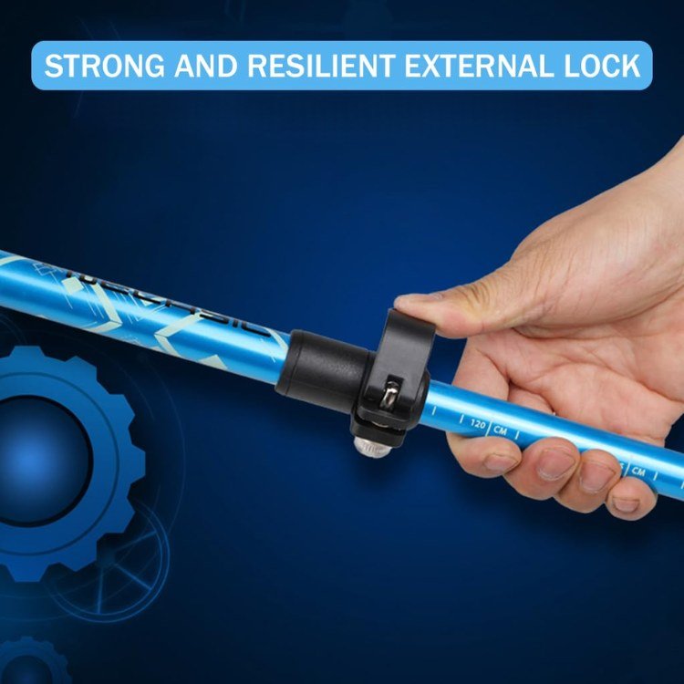 Ergonomic Trekking Poles with Adjustable Height & Anti-Slip Grips | Lightweight Support for Hiking Adventures