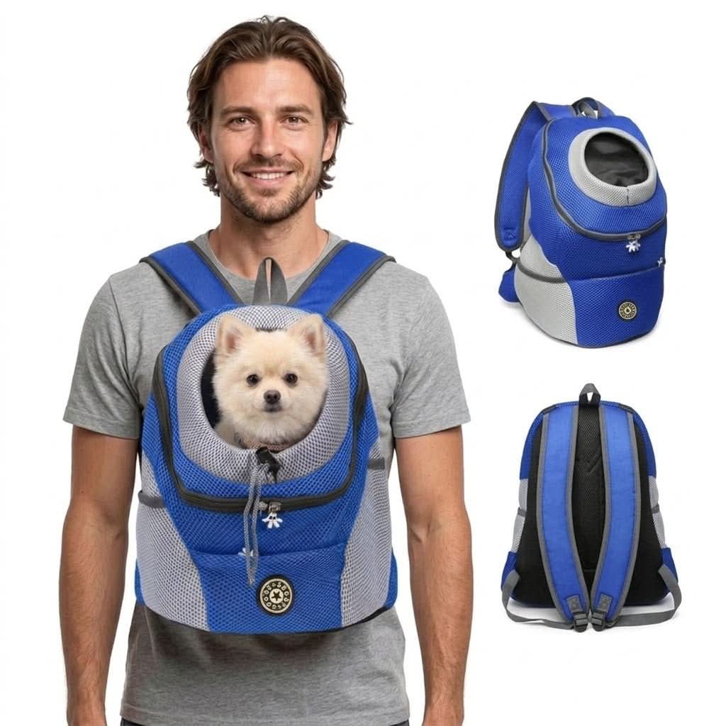 Dog Carrier Backpack Padded Ergonomic Pet Travel Pack with Adjustable Straps Ventilated Design for Small Dogs Cats Outdoor Hiking
