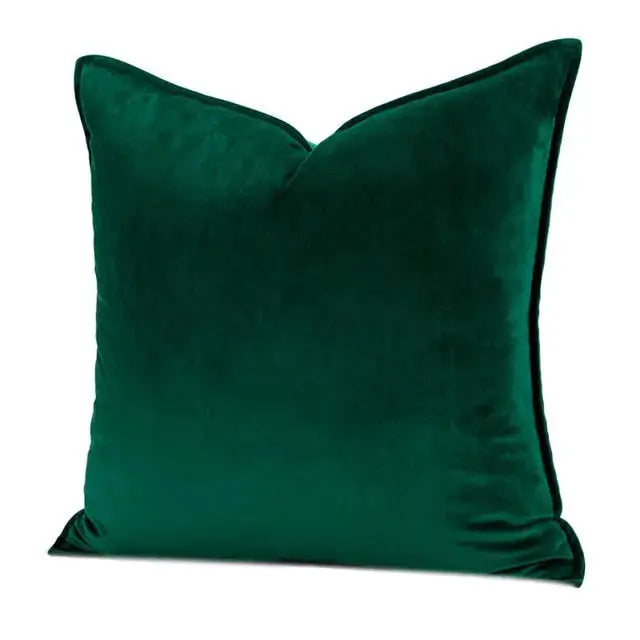 Plush Velvet Throw Pillow Cover 18x18 Inch Beige Hidden Zipper for Couch Bedroom Accent Decor Square Cushion Case Soft Home Textiles