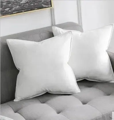 Plush Velvet Throw Pillow Cover 18x18 Inch Beige Hidden Zipper for Couch Bedroom Accent Decor Square Cushion Case Soft Home Textiles