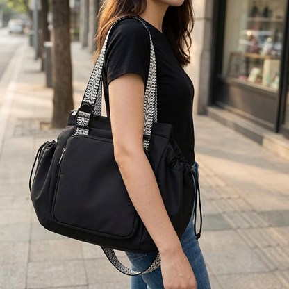 Everyday Tote Bag | Versatile 15-Pocket Design with Convertible Straps | Lightweight Water-Resistant for Ultimate Organization