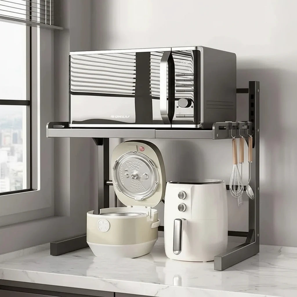 SPACEORA – Expandable Kitchen Storage Shelf