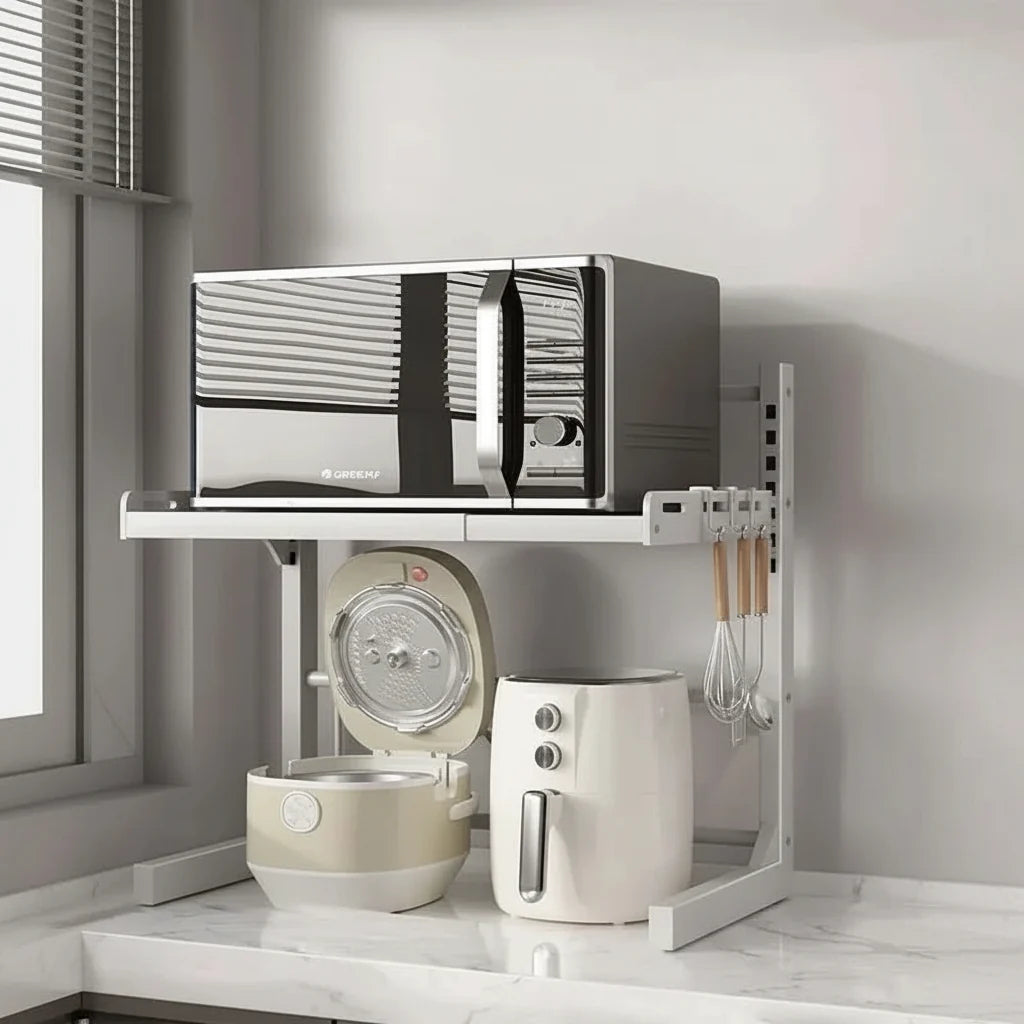 SPACEORA – Expandable Kitchen Storage Shelf
