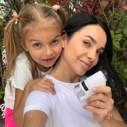 ExplorerLens | Portable Microscope for Kids with 60x-120x Magnification | Compact Design for Outdoor Exploration