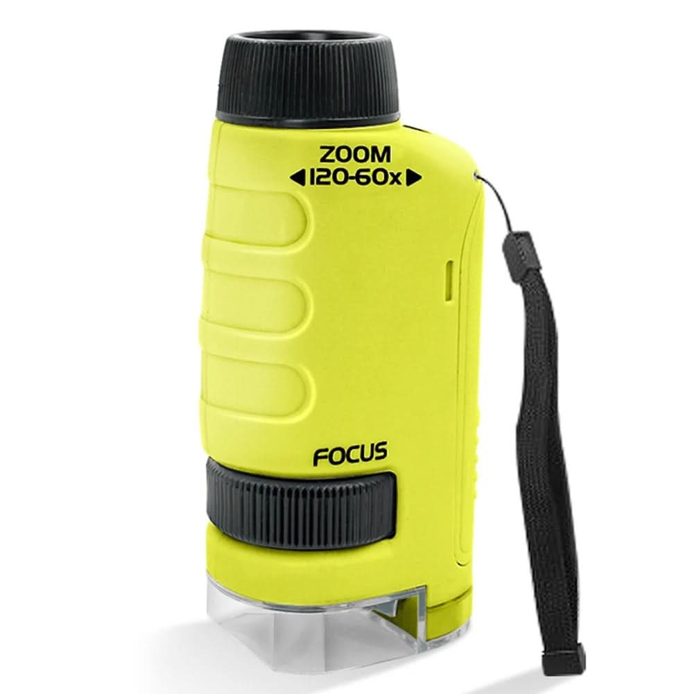 ExplorerLens | Portable Microscope for Kids with 60x-120x Magnification | Compact Design for Outdoor Exploration
