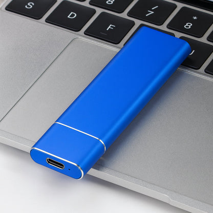Aluminum Slim | External Hard Drive with 500GB Storage & High-Speed USB | Portable Design for Easy Travel