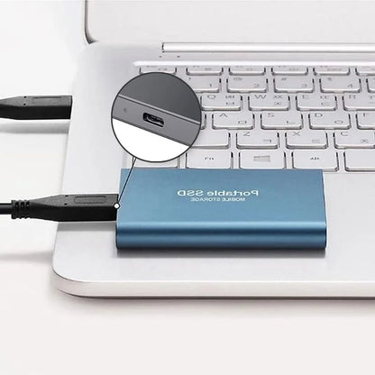Portable Solid State Drive 4TB USB 3.1 High-Speed External Storage for Backup Files Photos Videos PC Compatible Compact Travel-Friendly Data
