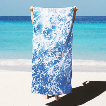 Extra Large Microfiber Beach Towel with Quick-Dry Fabric | Lightweight & Absorbent for Ultimate Comfort