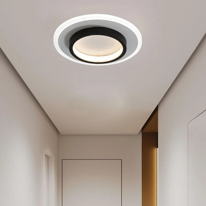Round Flush Mount LED Light 2 in Low Profile for Bedroom Hallway Living Room Kitchen Entry Modern Ultra Slim Disk Design 10W 20W Integrated