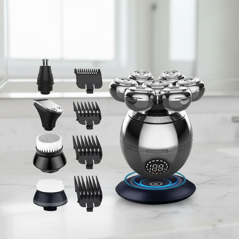 SHAVEXION – 7D Electric Shaver with Waterproof Wet and Dry Design