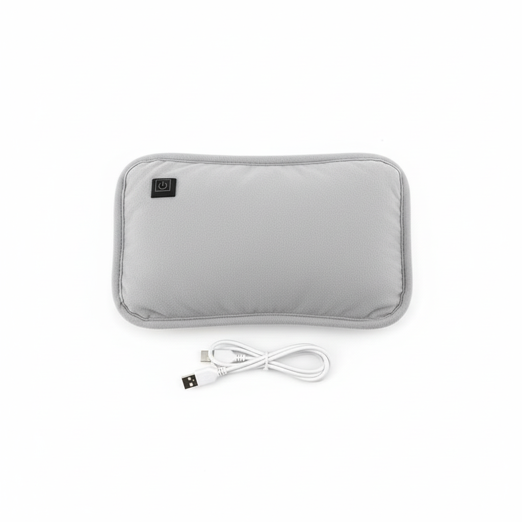 USB Rechargeable Heating Pad with 3 Temperature Settings for Cramps & Back Pain Relief | Graphene Hand Warmer Portable Heat Therapy for Peri