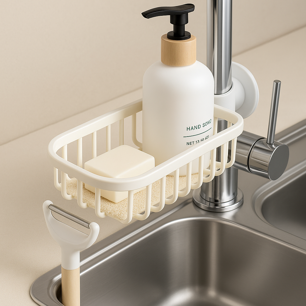 Hanging Shower Caddy for Showerhead | Rust-Proof Stainless Steel Organizer for Shampoo & Soap | No-Drill Quick Install Basket for Bathroom