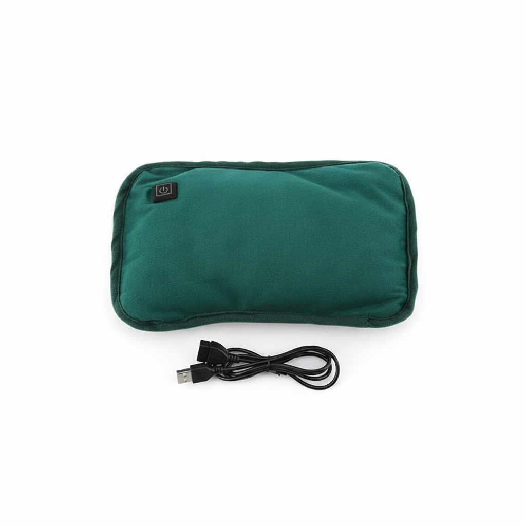 USB Rechargeable Heating Pad with 3 Temperature Settings for Cramps & Back Pain Relief | Graphene Hand Warmer Portable Heat Therapy for Peri