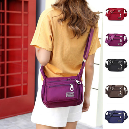Women's Nylon Crossbody Bag with Water-Resistant Finish & Adjustable Strap for Travel, Work & Everyday Carry