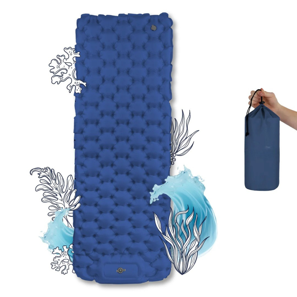 Lightweight Camping Sleep Mat with Built-In Pump