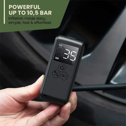 Compact Portable Air Compressor with LCD and USB Charging