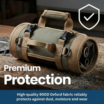 Durable Roll Up Tool Storage Bag 900D Oxford Canvas