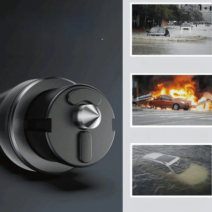 Emergency Escape Tool Glass Breaker and Safety Knife