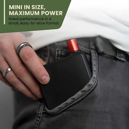 Compact Portable Air Compressor with LCD and USB Charging