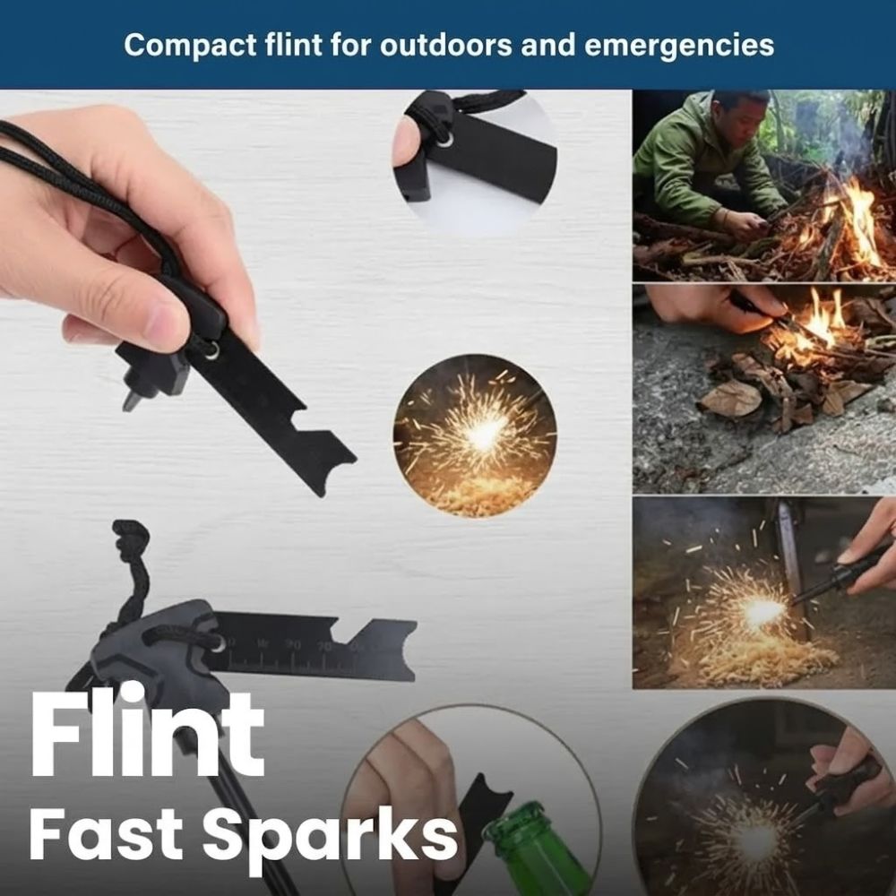 Essential Survival Emergency Kit Outdoor Gear Set
