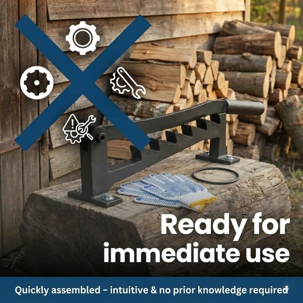 Heavy Duty Log Splitter Wall Mounted