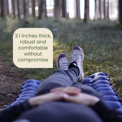 Lightweight Camping Sleep Mat with Built-In Pump