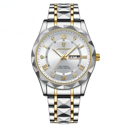 Premium Men's Water Resistant Watch with Glow Dial