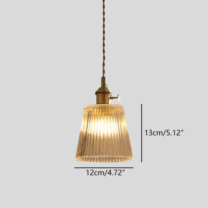 Adjustable Height Pendant Light with Clear Glass Shade Bronze Finish for Dining Table Kitchen Island Living Room Overhead Lighting
