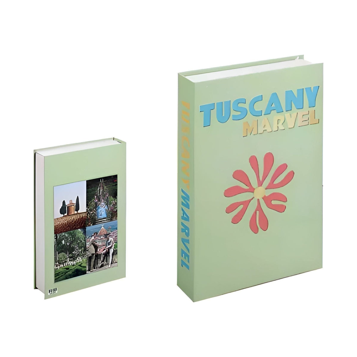 Fablea Decorative Book Set - Travel Series, Stylish Accent with Hidden Storage
