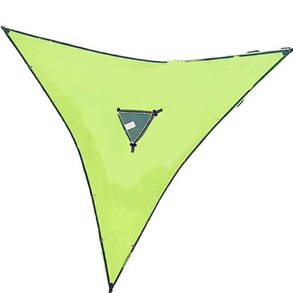Triangle Hanging Tent for Groups – 3-Point Aerial Shelter with Elevated Suspension for Camping, Backyard & Outdoor Relaxation