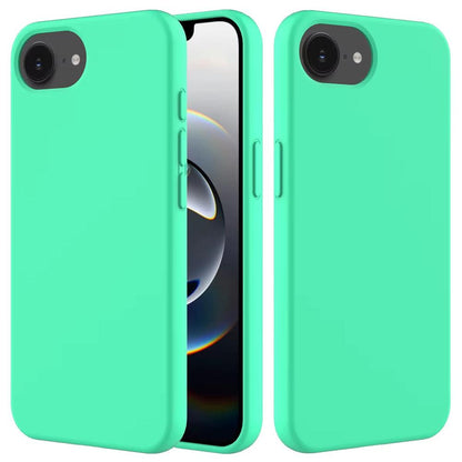 Protective Silicone Case for iPhone 16e with Raised Edges & Shock Absorption | Multiple Finishes & Colors Available