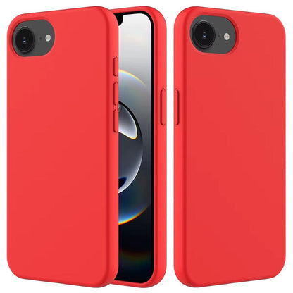 Protective Silicone Case for iPhone 16e with Raised Edges & Shock Absorption | Multiple Finishes & Colors Available