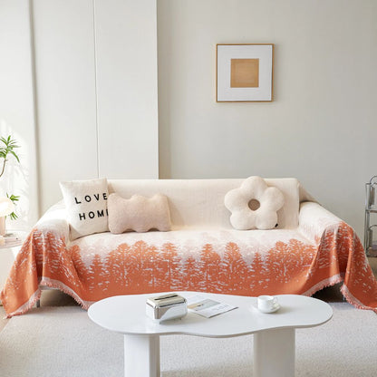 Feleicity Sofa Cover - Forrest tree design, Versatile Couch Protection