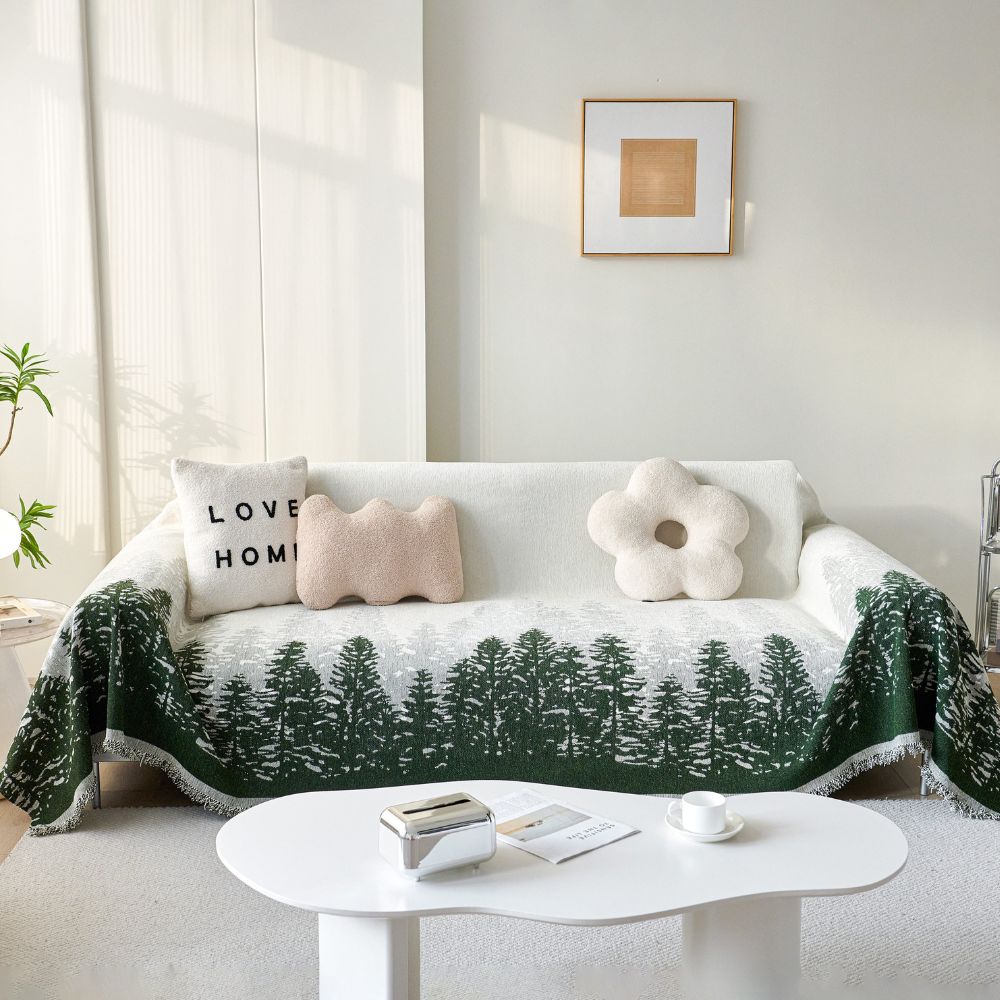 Feleicity Sofa Cover - Forrest tree design, Versatile Couch Protection