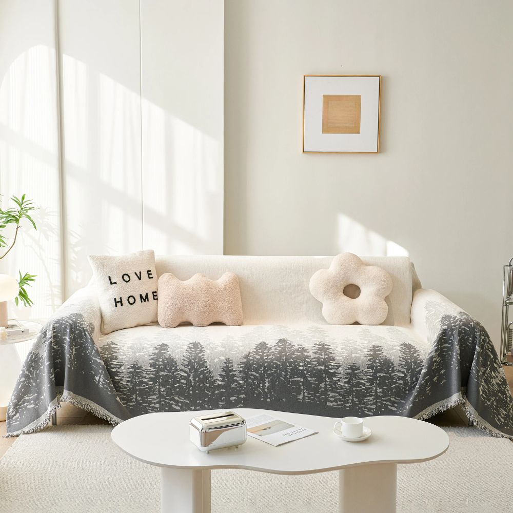 Feleicity Sofa Cover - Forrest tree design, Versatile Couch Protection