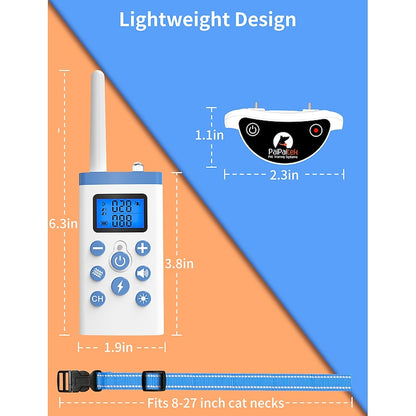 FelixNova | Cat Collar with Remote Control for Effective Behavior Correction | Safe Training Device for Cats