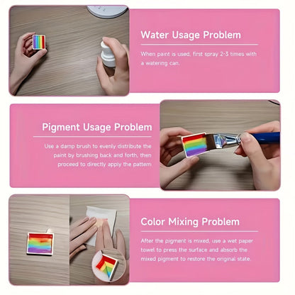 Festival Glow | Neon Face Paint Set with UV Reactive Colors | Easy Application for Vibrant Designs