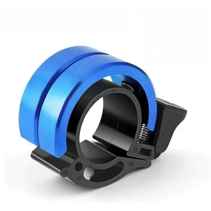 Small Slim Cycling Bell, Sleek Aluminum Finish - Ortekor