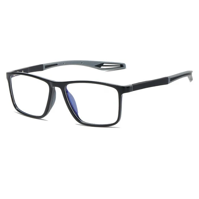 Slim Men's Blue Blocker Reading Glasses