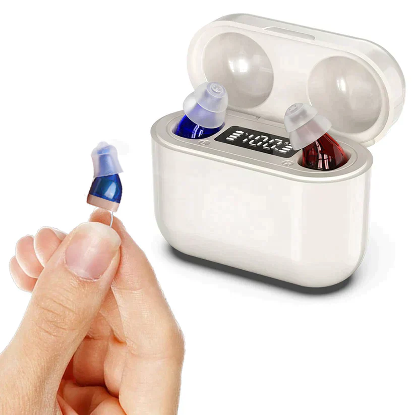 Discreet Rechargeable Hearing Aid for Mild Hearing Loss