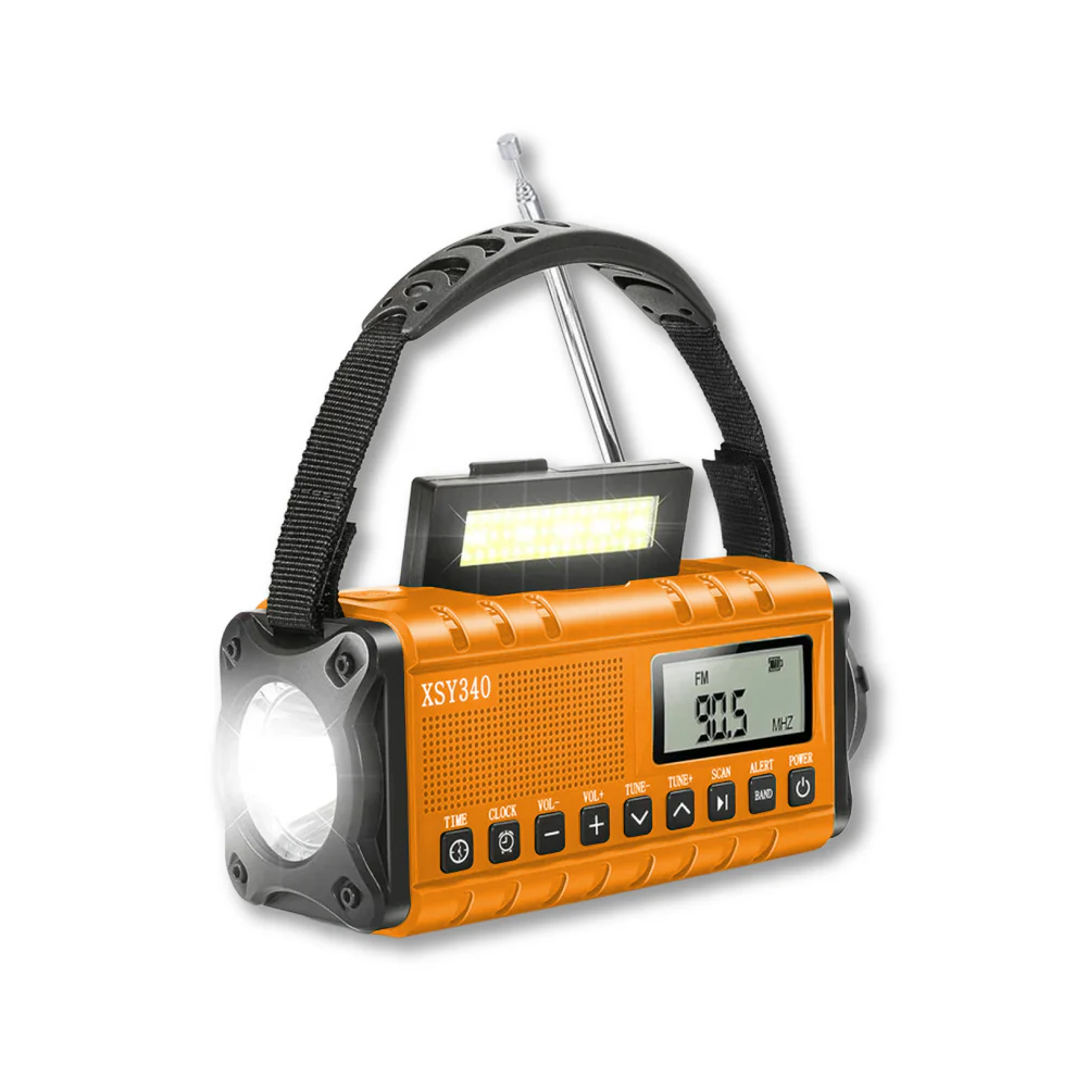 Portable Solar Powered Emergency Radio