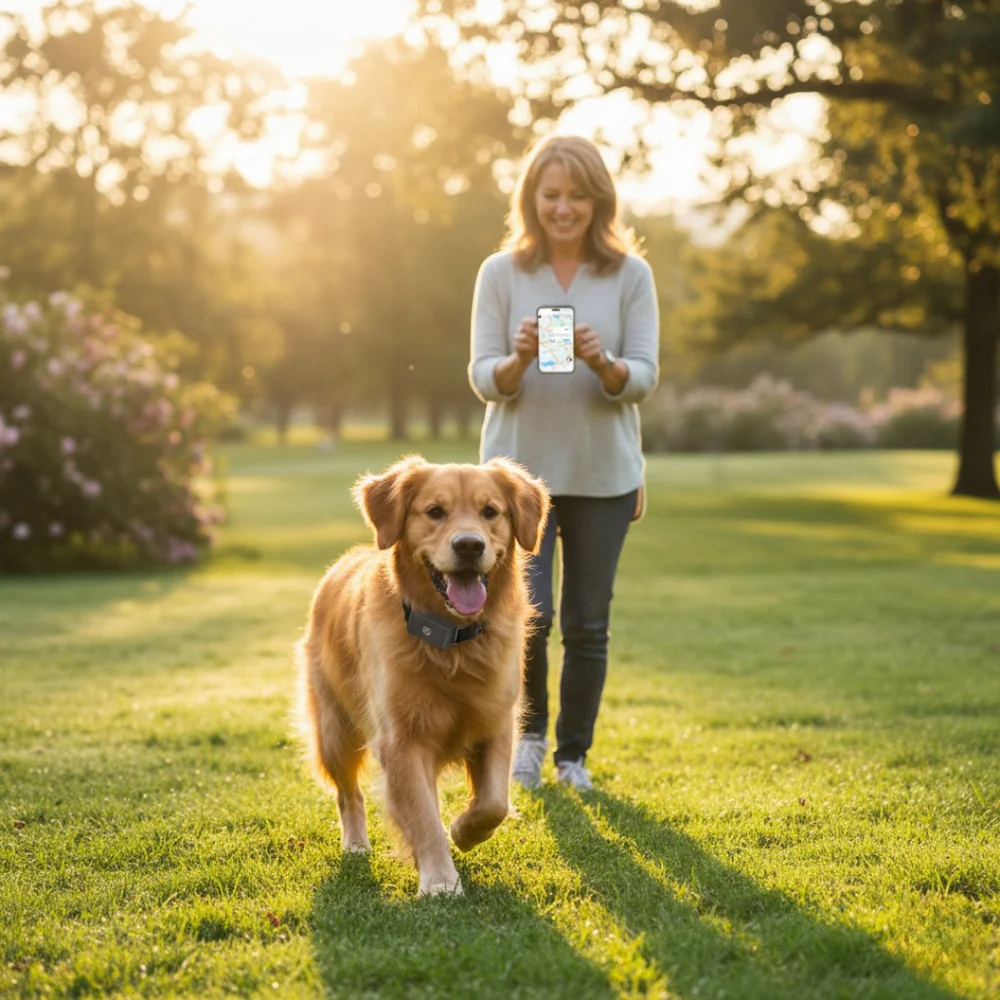 Waterproof Pet GPS Tracker Collar for Dogs Cats - Ortekor