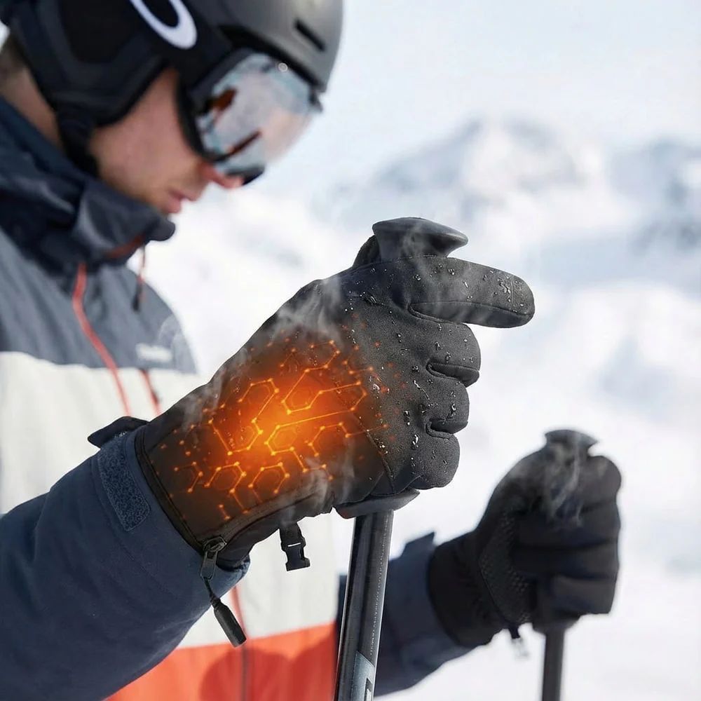 Warm Rechargeable 3-Setting Heated Gloves