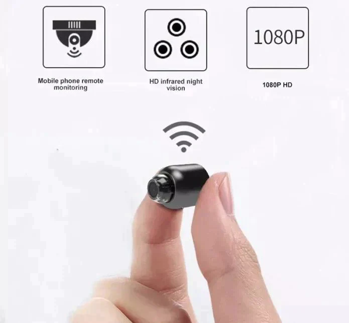 Compact WiFi IP Camera 1080P HD with Night Vision